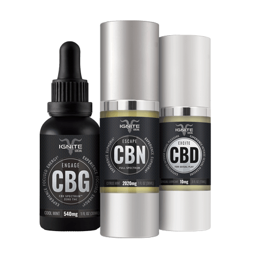 Bundle 1 - IGNITE ENGAGE CBD |CBN | CBG- 540mg of CBX Spectrum™ Cannabinoids