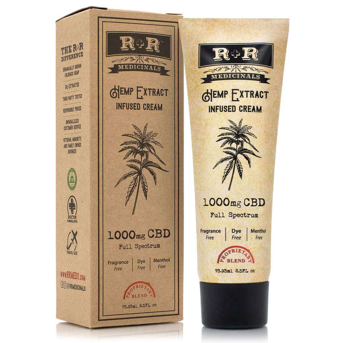 r&r medicinals Full-Spectrum CBD Cream