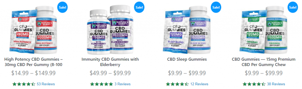 Buy Nature\u0026#39;s Script Premium CBD Products - CBD GUMMIES | CBD CAPSULES ...