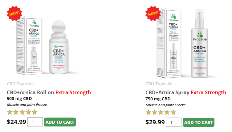 Buy Procana Dogs, Cats & Pets | CBD Oil Tinctures | CBD Capsules & Softgels | CBD+Arnica Topicals | CBD Gummies & Fruit Chews | CBD for Sleep | CBG Products | Full Spectrum Hemp Products